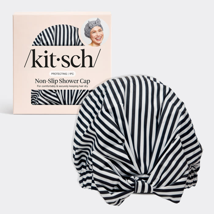 Stripe Shower Cap, KITSCH