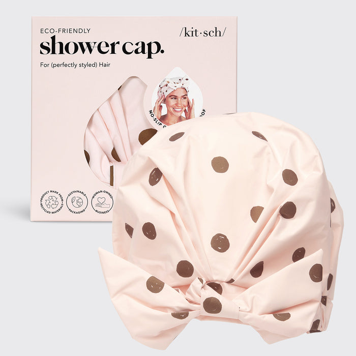 Bonnet de Douche - Pois Blush