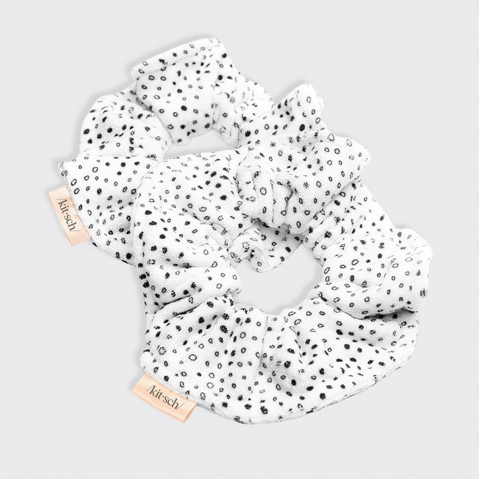 Microvezel Sneldrogende Handdoek Scrunchies 2st - Micro Dot 