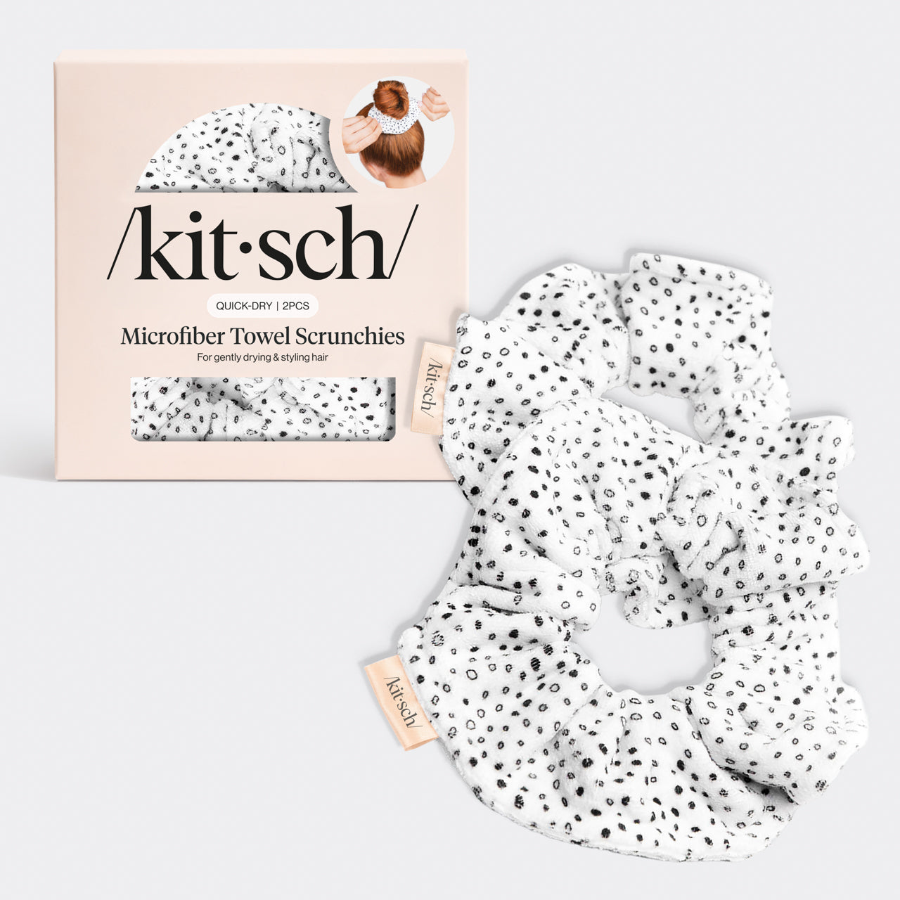Serviettes en microfibre à séchage rapide 2pc - Micro Dot