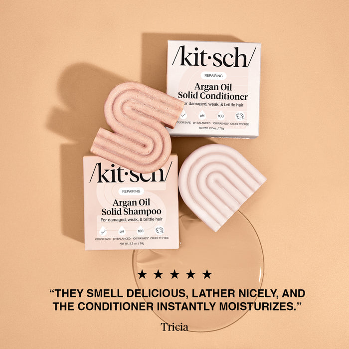 Reparierendes Arganöl Shampoo & Spülung + Pflegespray im Bundle