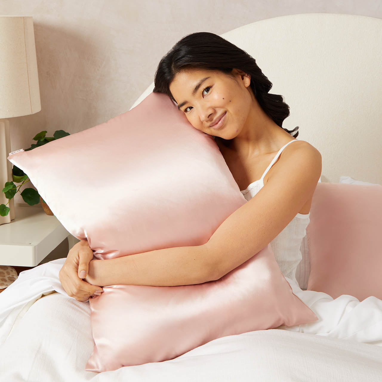 Satijnen kussensloop - Blush 