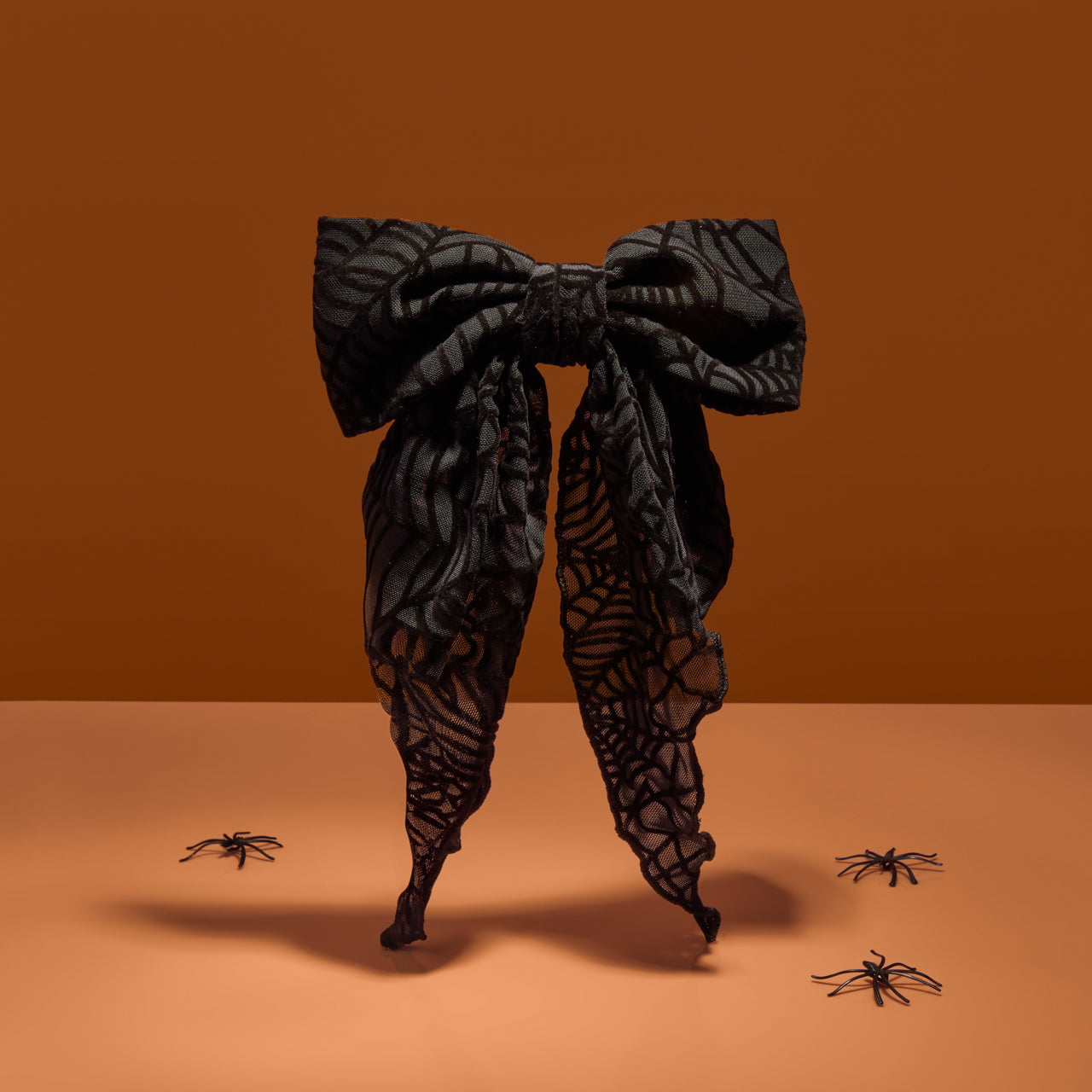 거미줄 리본 헤어 클립