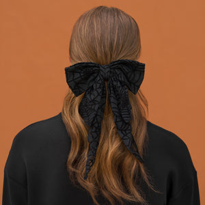 거미줄 리본 헤어 클립