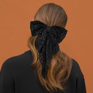 거미줄 리본 헤어 클립