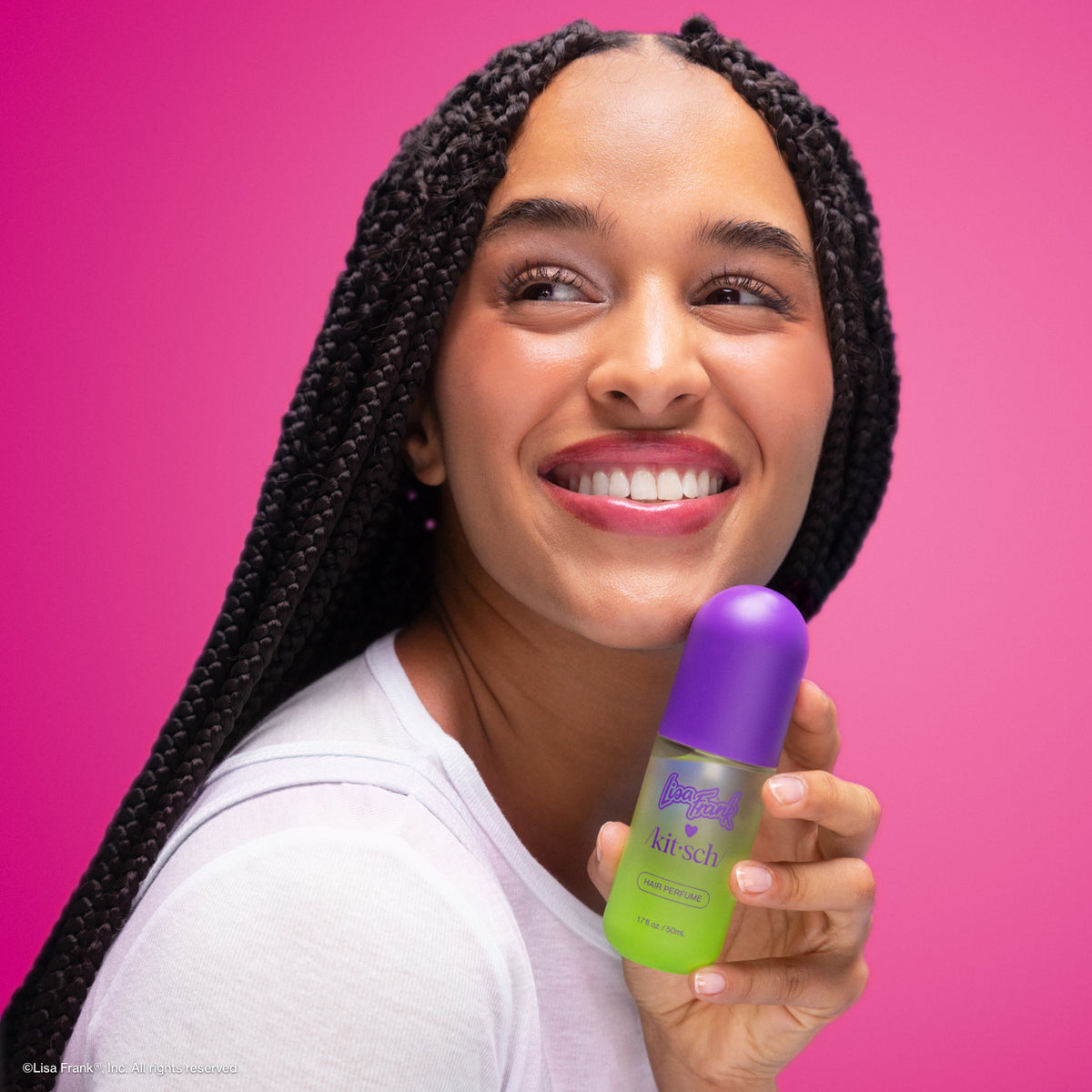 Lisa Frank x Kitsch Cosmic Sundae Hair & Body Perfume Mist - on-model lifestyle #2
