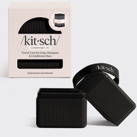 Estuche de viaje con 2 compartimentos - Negro