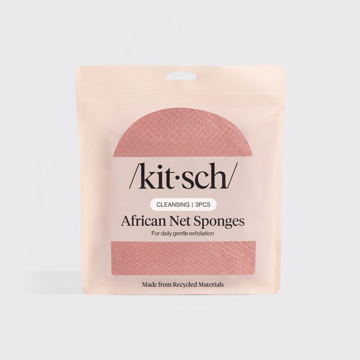 Berry Pink African Net Sponge