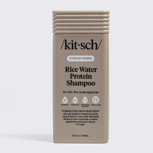 Kit'sch Rice Water Protein Shampoo bottle on a white background