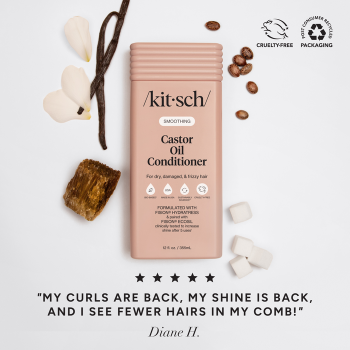 Après-shampooing lissant à l'huile de ricin