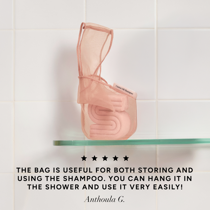 Pochette pour shampooing - Huile de ricin - Terracotta