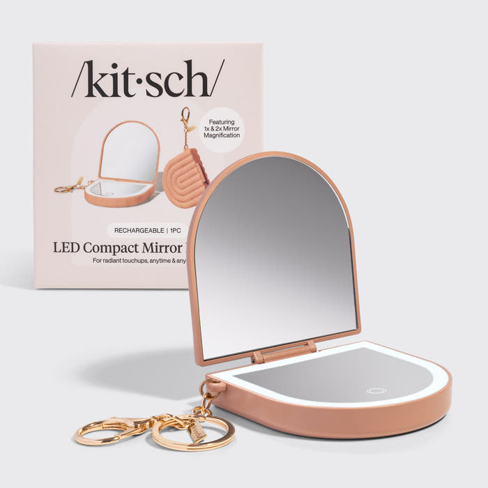 Porte-clés miroir de poche - Terracotta