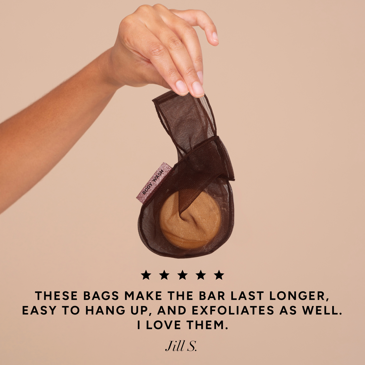 Pochette pour savon solide