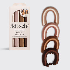 Satin Jumbo Flexi Rods 4 Stück – Palisander