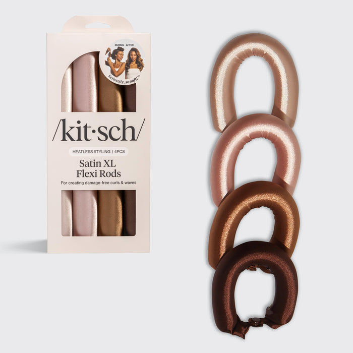 Baguettes flexibles en bois satiné Jumbo 4 pièces - Bois de rose