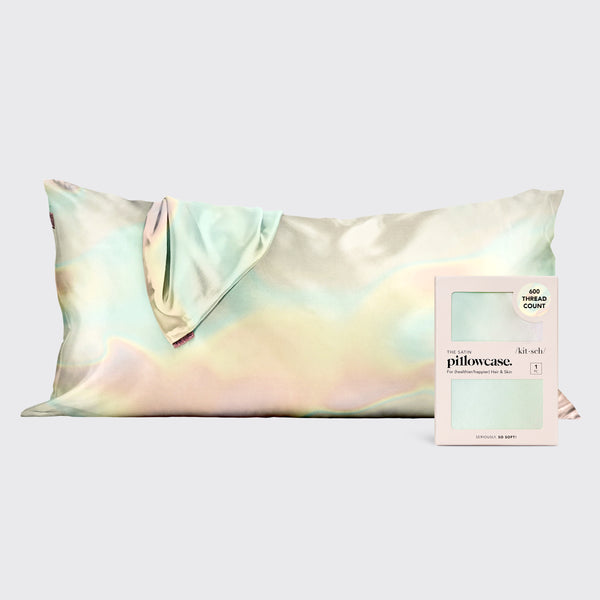 KITSCH Aura King Satin Pillowcase — hero view