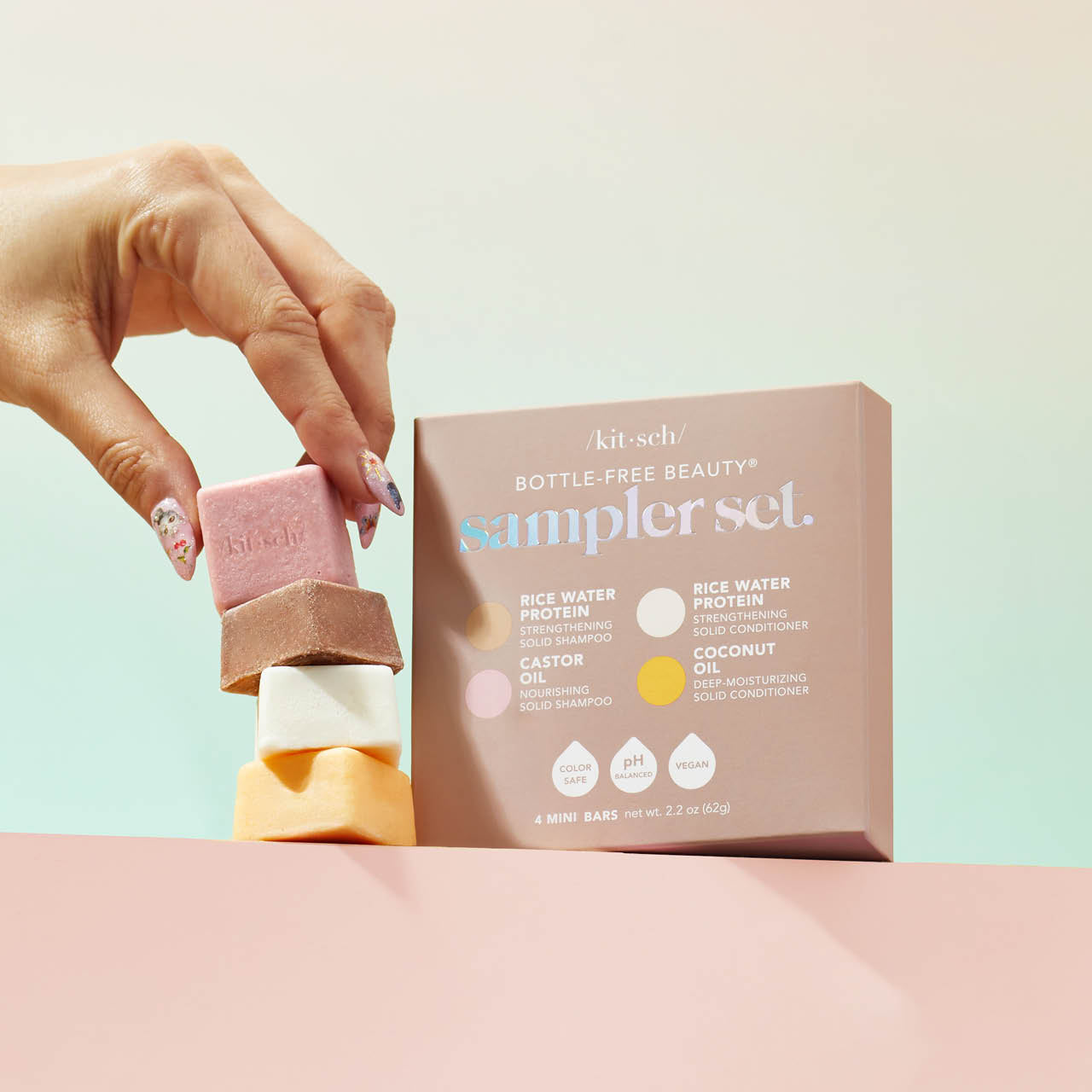 샴푸 + 컨디셔너 4종 샘플러 세트