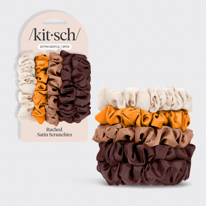 Set de 5 chouchous en satin - Sedona