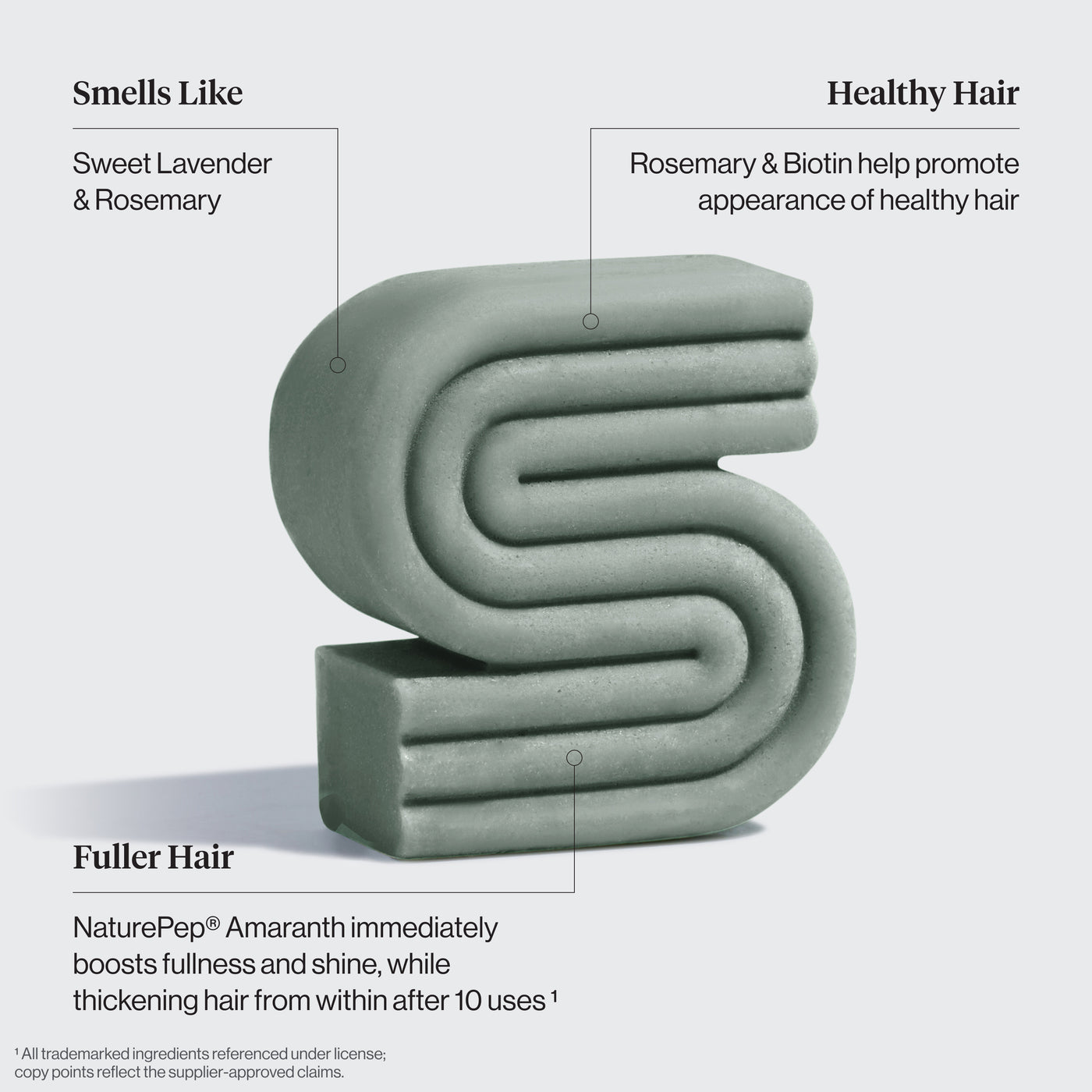 Volumizing Solid Shampoo Rozemarijn & Biotine