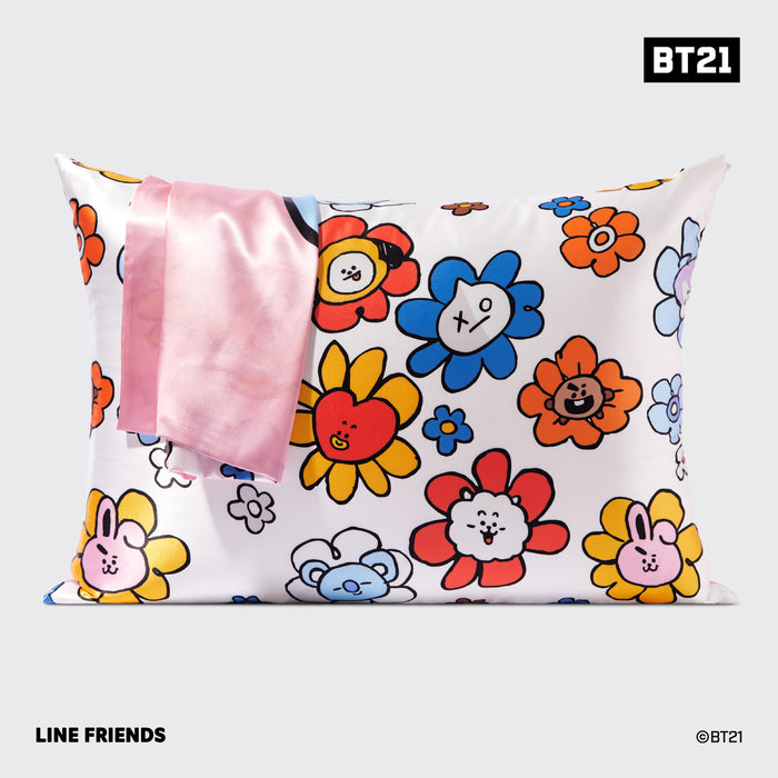 Kitsch x BT21 Taie d'oreiller en satin COOKY