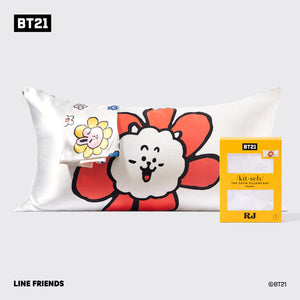 キッチュ×BT21サテンピローケース（RJ） - キング