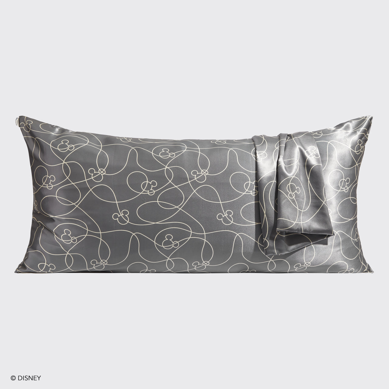 Kitsch x Mickey and Minnie Satin Pillowcase in Mickey Maze - King
