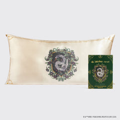 Kitsch x Harry Potter Satin-Kissenbezug Slytherin - King