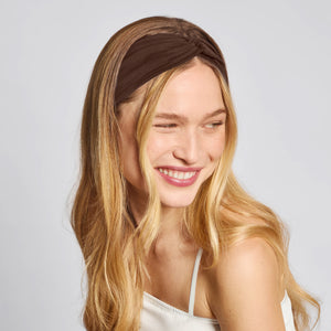 Set de 2 diademas elásticas Twist - Palisandro