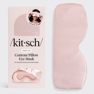 Konturiertes Kissen-Schlafmaske in Blush