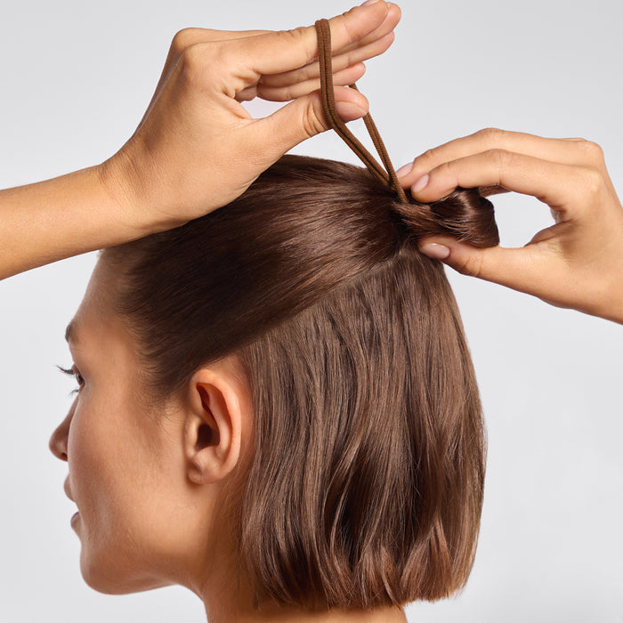 Elastiques pour cheveux sans couture - 8 pièces - Bois de rose