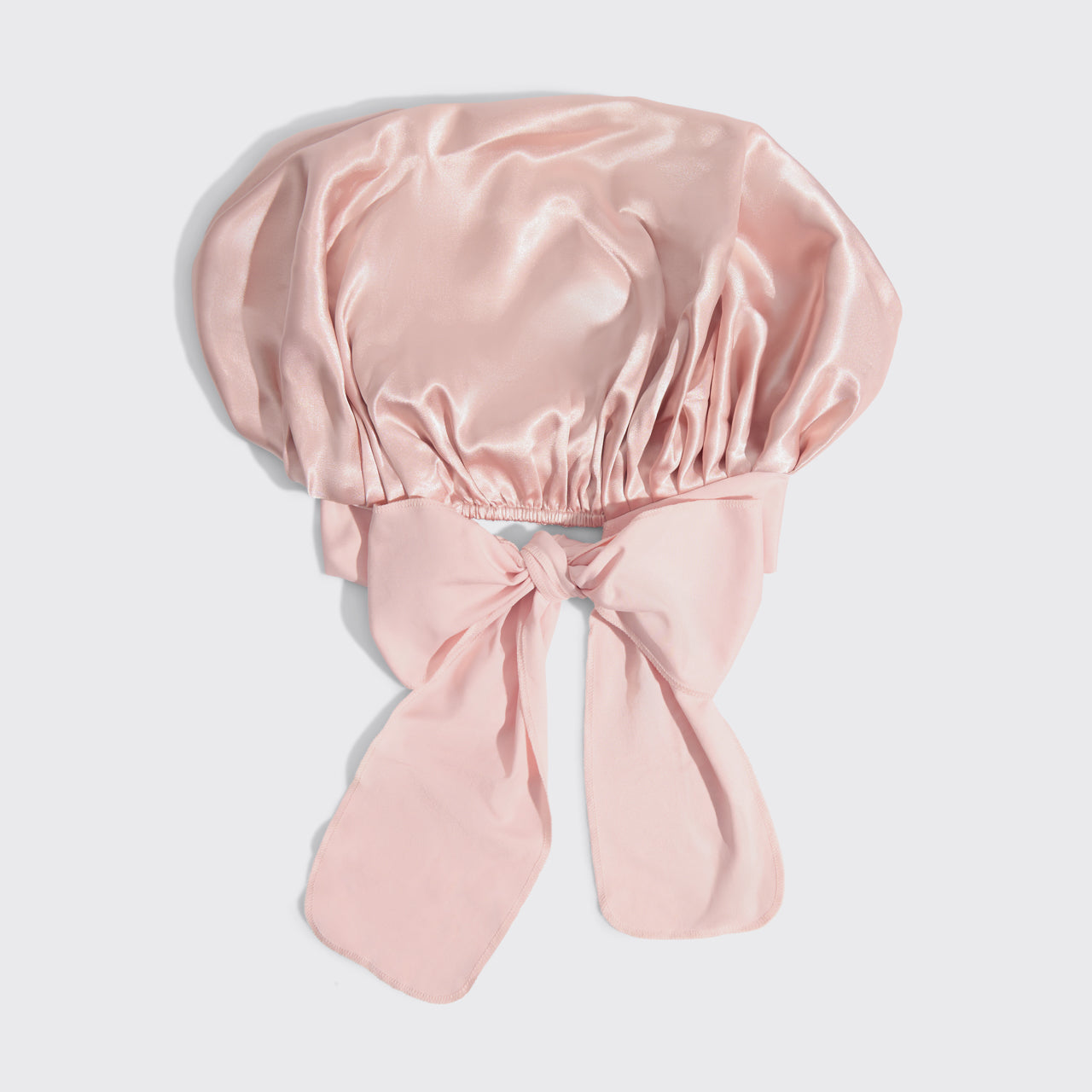 Bonnet oversize en satin - Blush
