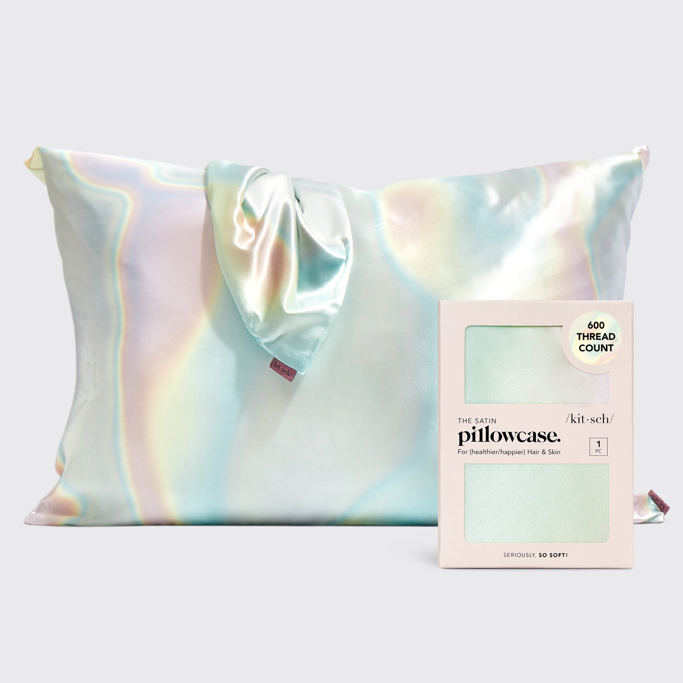 Satin Pillowcase in Aura