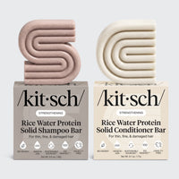 Reiswasser Shampoo & Spülung Combo für Haarwachstum