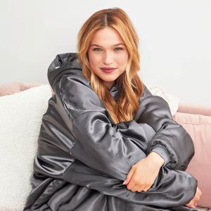 Glazey en satin - Gris Anthracite