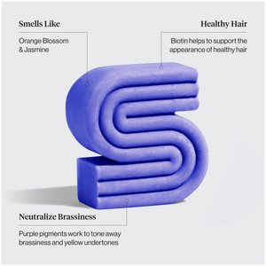 Purple Toning Shampoo & Conditioner Bar Combo for Color-Treated & Grey Hair