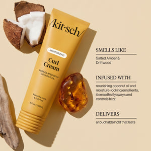 KITSCH Moisturizing Curl Cream — key ingredients