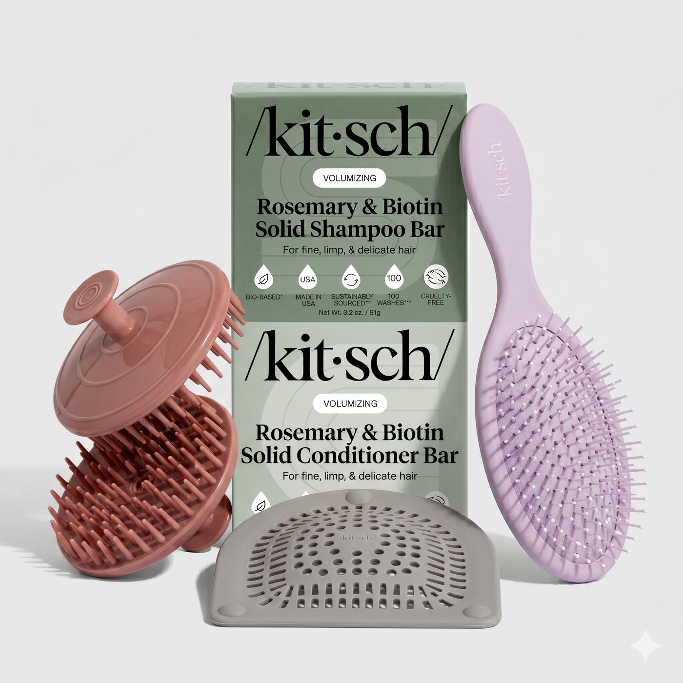 Stellen Sie Ihr Shampoo-Set zusammen – inkl. GRATIS selbstentleerendem Duschkorb
