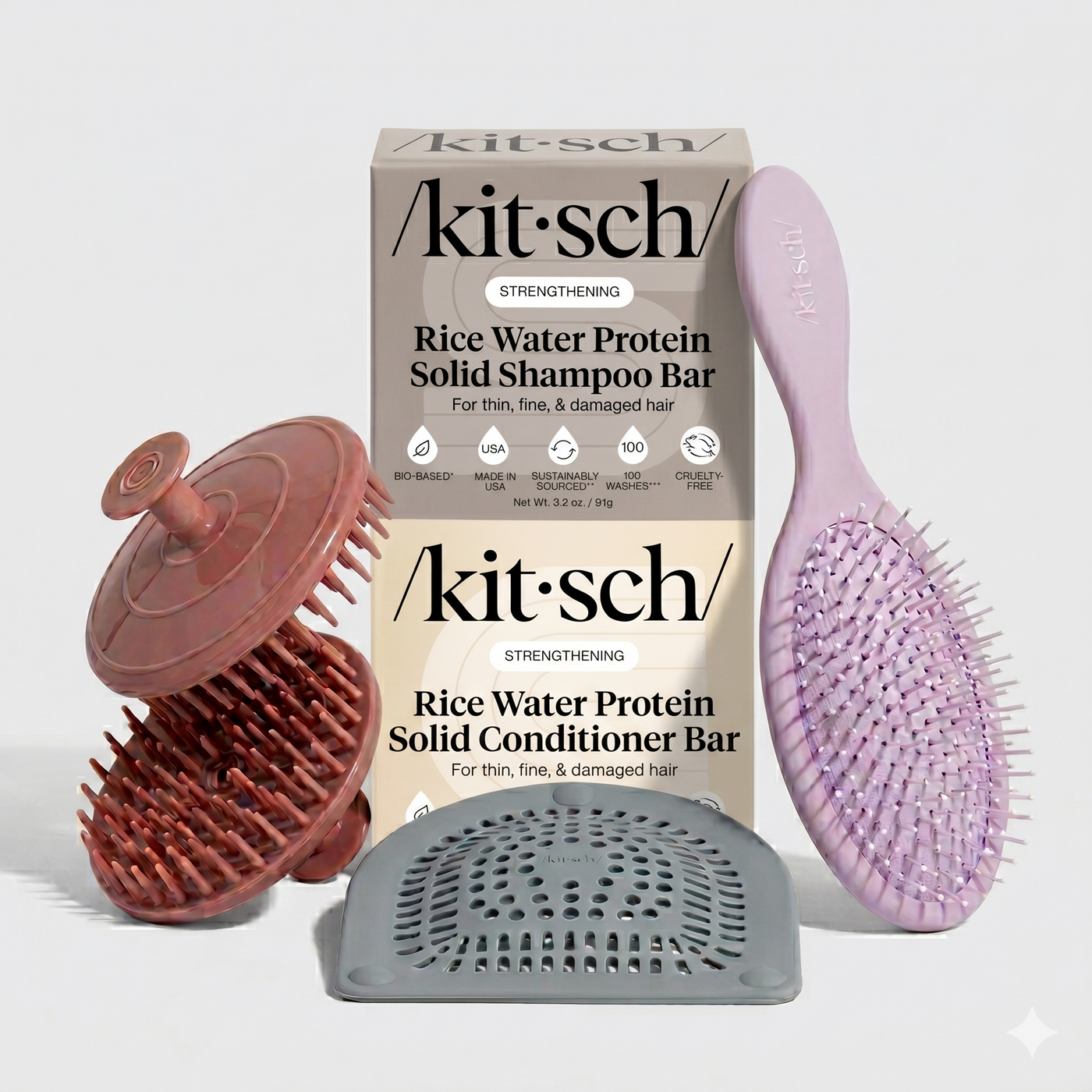 Stellen Sie Ihr Shampoo-Set zusammen – inkl. GRATIS selbstentleerendem Duschkorb