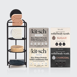 Crea tu set de champú y acondicionador — incluye GRATIS carrito de ducha autovaciante