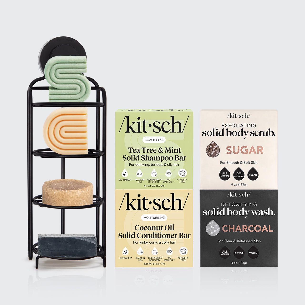 Crea tu set de champú y acondicionador — incluye GRATIS carrito de ducha autovaciante